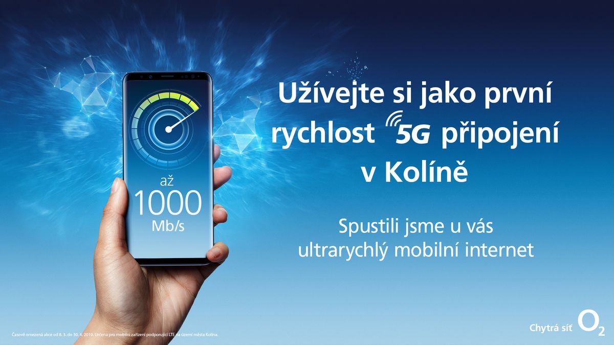 Vyzkoušejte si rychlosti 5G. Musíte si zajet do Kolína