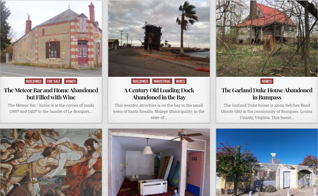 Krása i smutek. Opuštěná místa mají něco do sebe