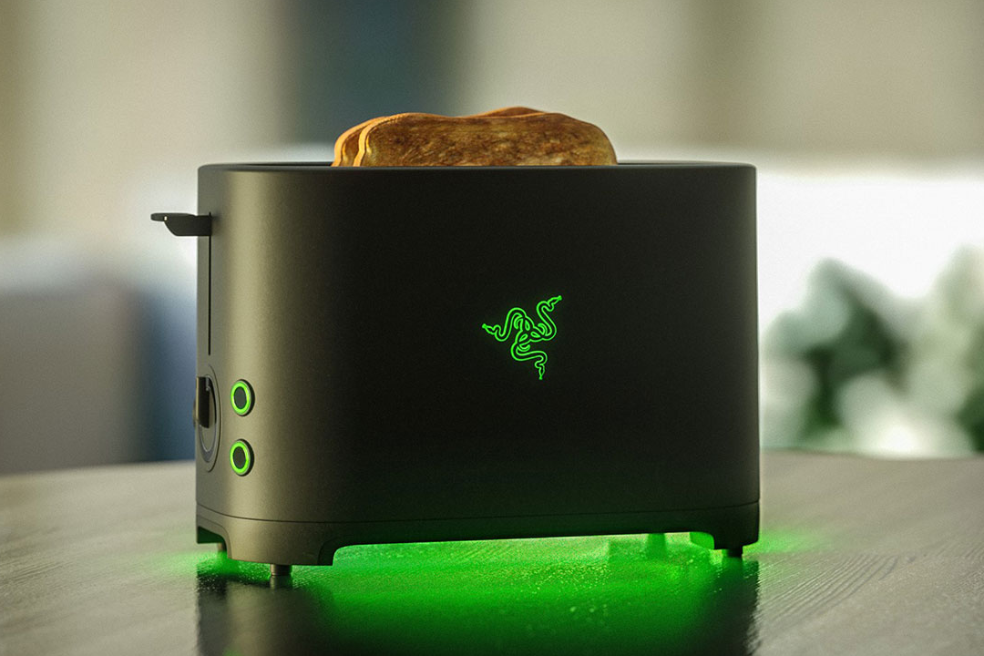 Topinkovač od Razeru měl být jen vtip, ale půjde do prodeje