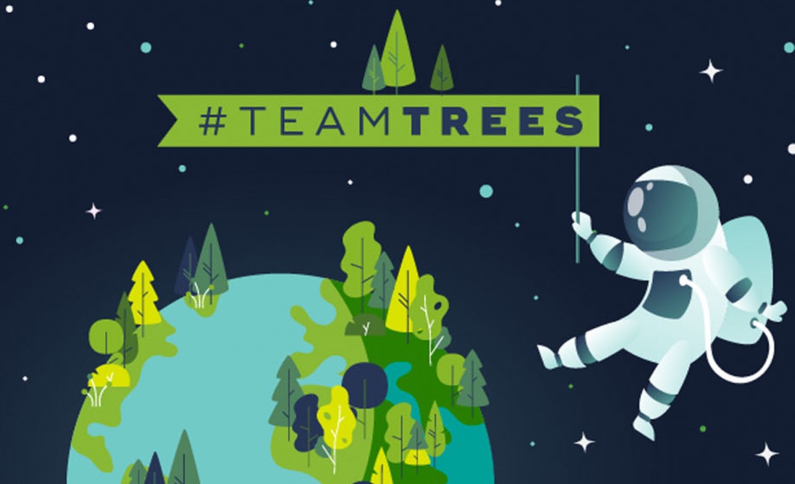 Internet sází stromy. Elon Musk rovnou milion